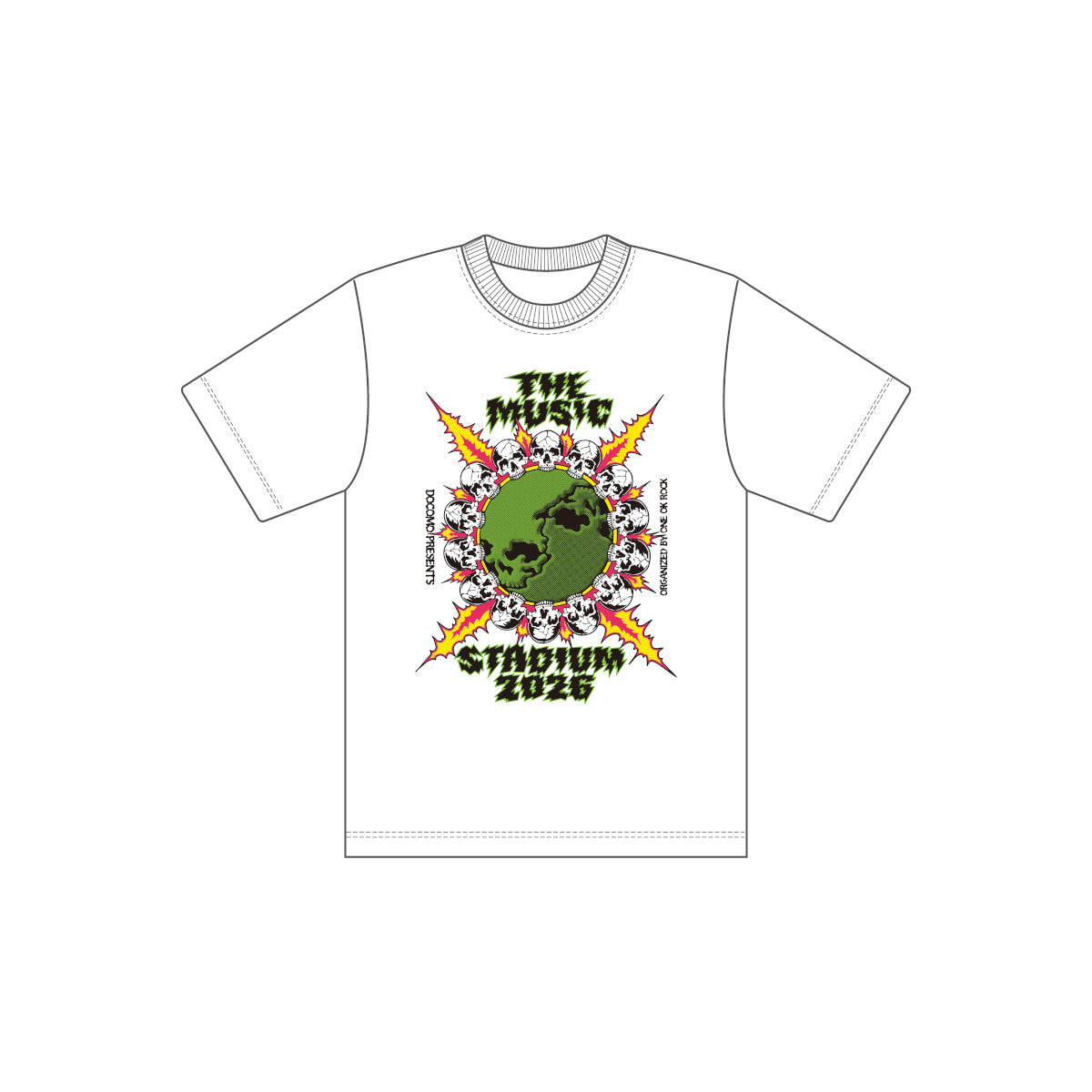 ONE OK ROCK ワンオク THE MUSIC STADIUM Tシャツ One Ok Rock Docomo Presents The Music Stadium 2026 Merch T-Shirt