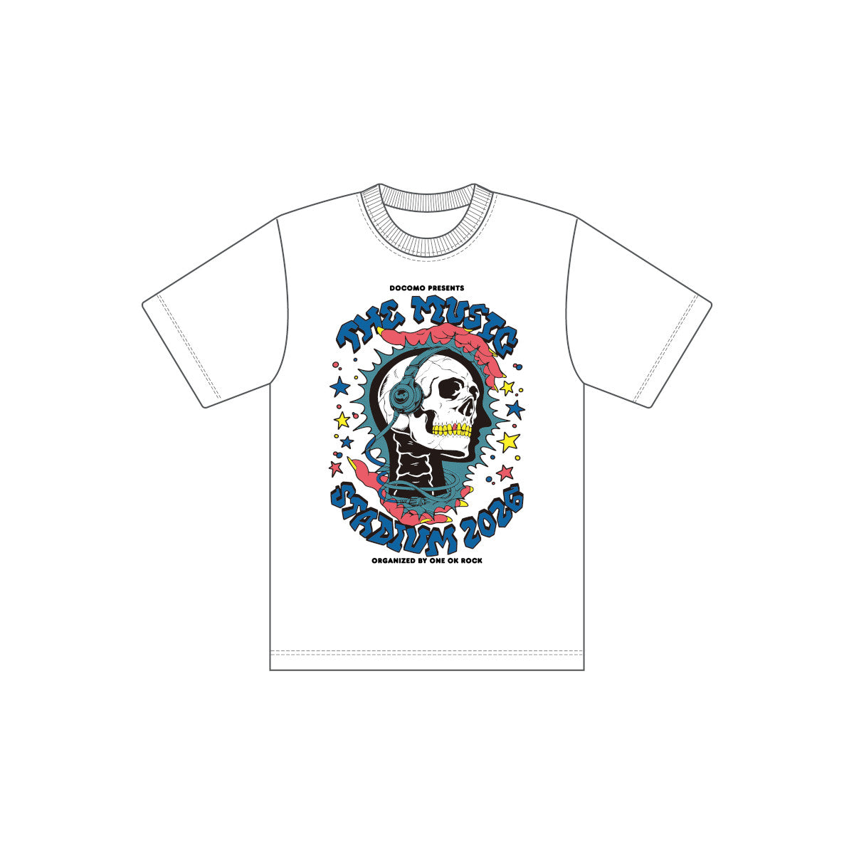 THE MUSIC STADIUM 2026 Tシャツ ワンオク×YOASOBI THE MUSIC STADIUM 2026 OFFICIAL Tシャツ Day2 – THE MUSIC STADIUM
